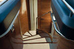 Staircase to lower deck