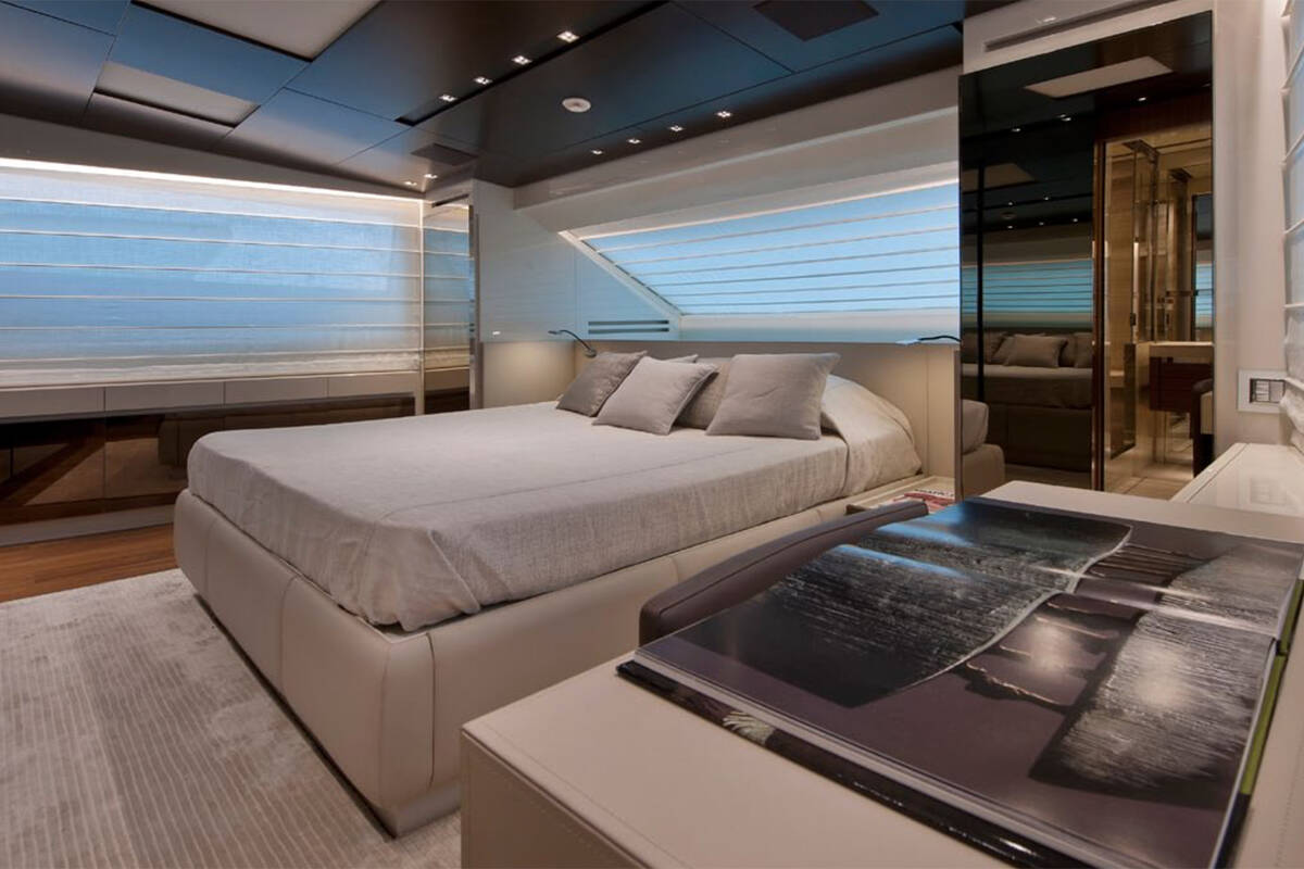 Owner's cabin on the main deck