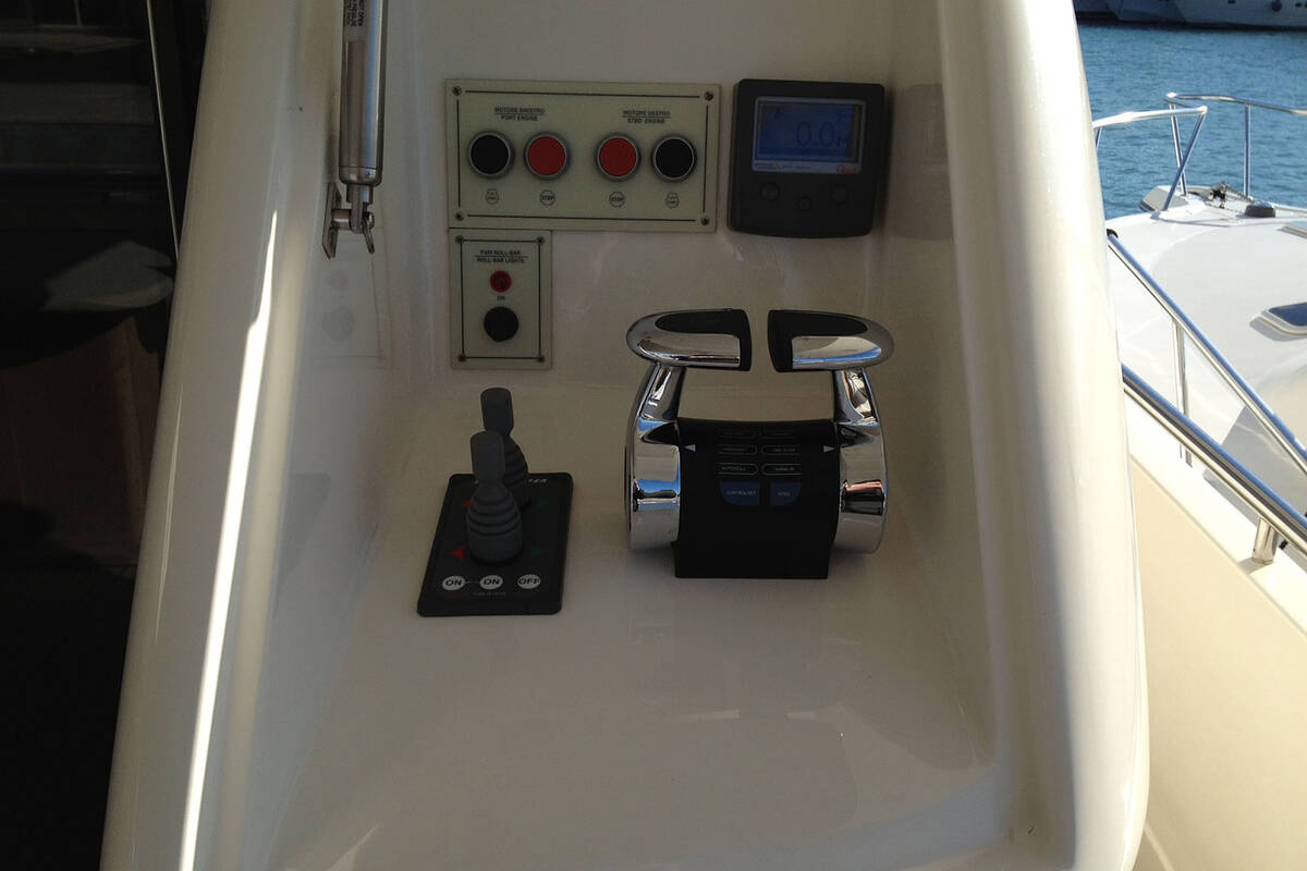 Additional control station in cockpit