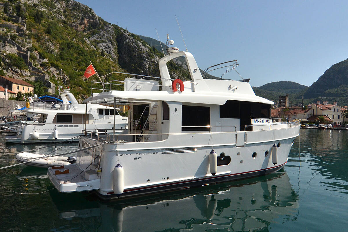 Exterior of  Beneteau Swift Trawler 50, 2014