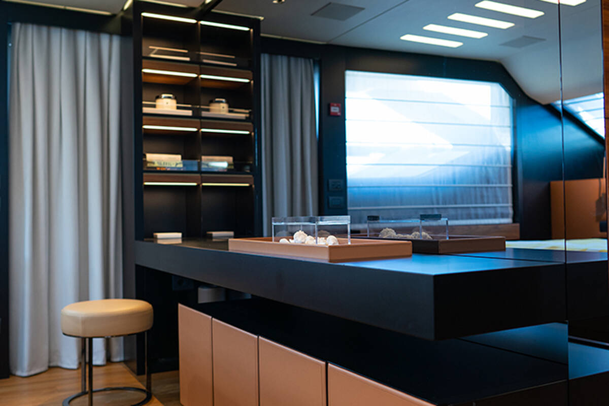 Master cabin on main deck