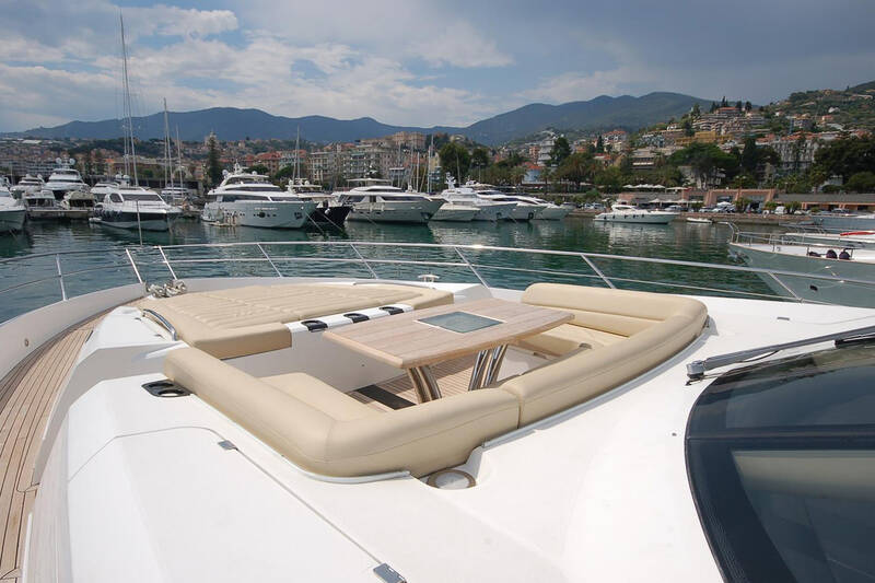 Lounge area on bow