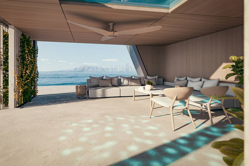 Aft beach club