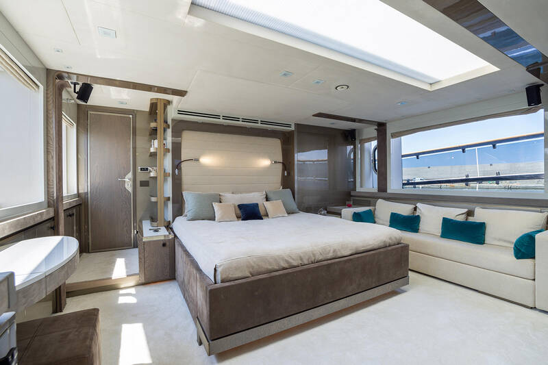 Master cabin on main deck