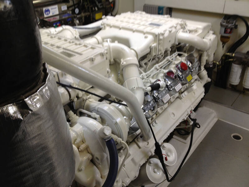 The engine compartment