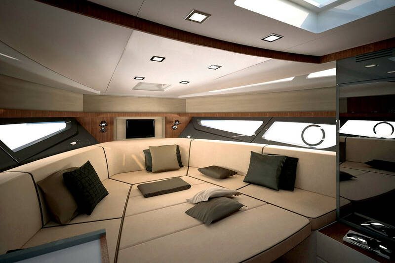 Dining area transforms in an extra bed (optional)