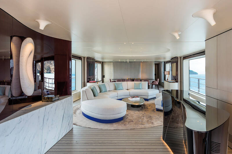 Salon on the main deck