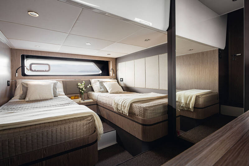 Guest Cabin twin beds