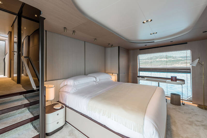 Owner's cabin on the main deck