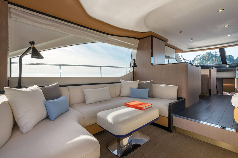 The salon on the main deck
