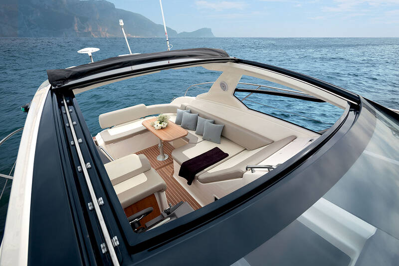 Hard top is in the open position