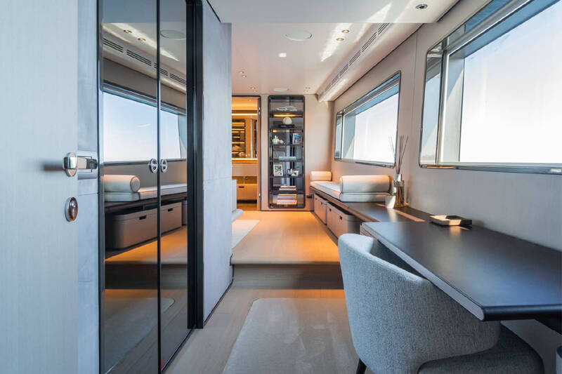 Master cabin on main deck