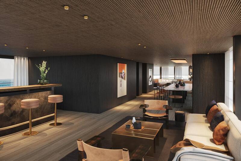 Upper deck salon