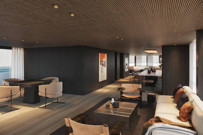 Upper deck salon