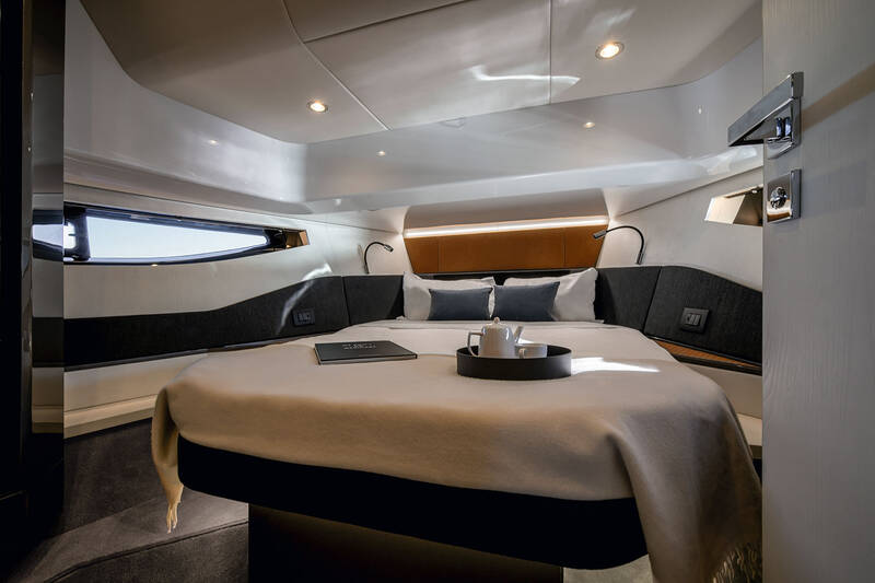Master cabin on bow