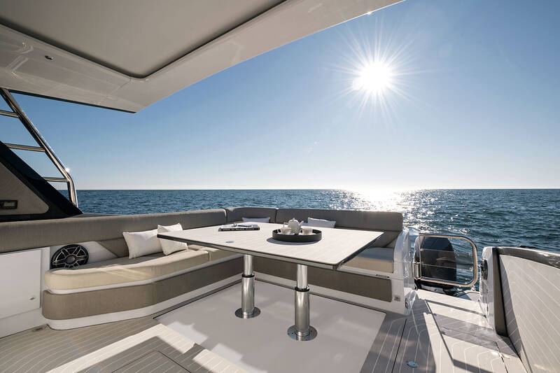 Cockpit dining table