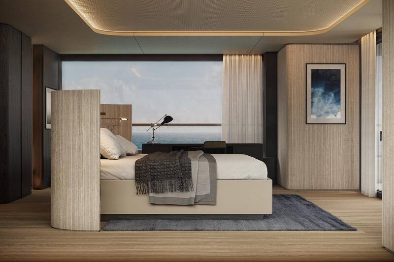 Master cabin on upper deck