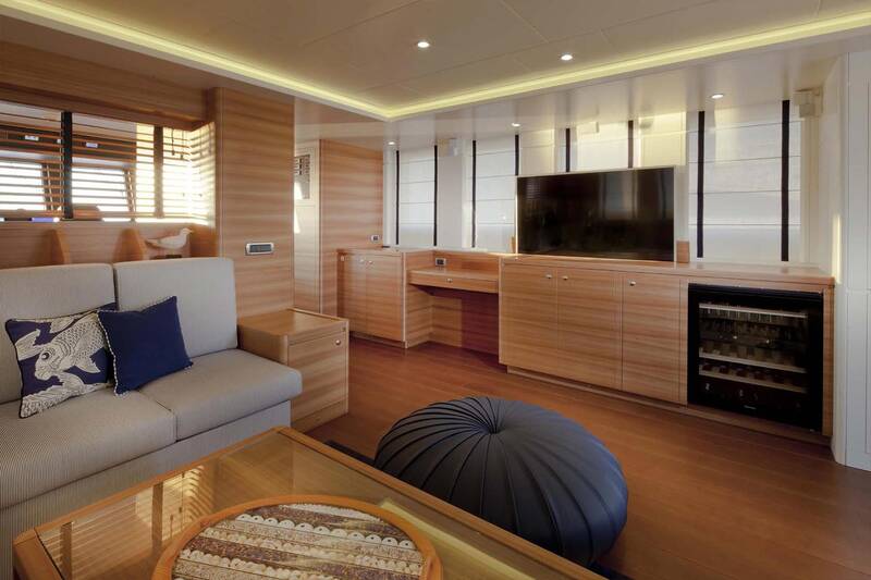 Salon on the upper deck