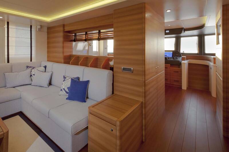 Salon on the upper deck
