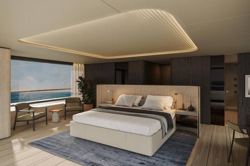 Master cabin on upper deck