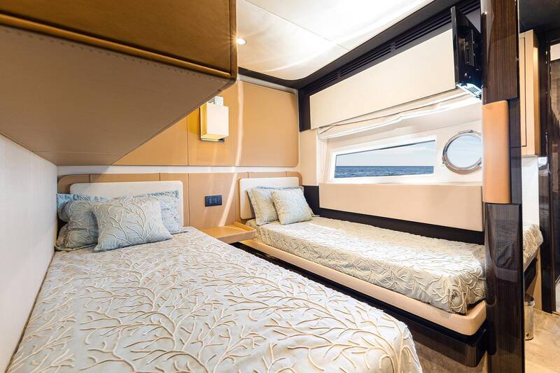 Twin guest cabin
