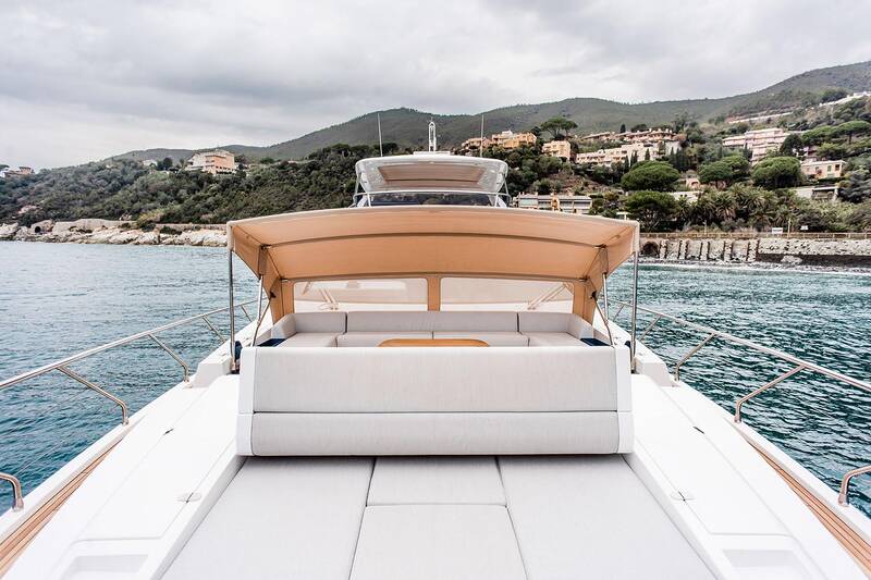 Lounge area on bow