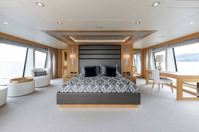 Owner's suit on upper deck