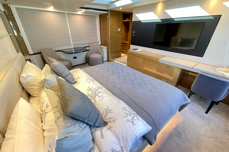 Master cabin on main deck