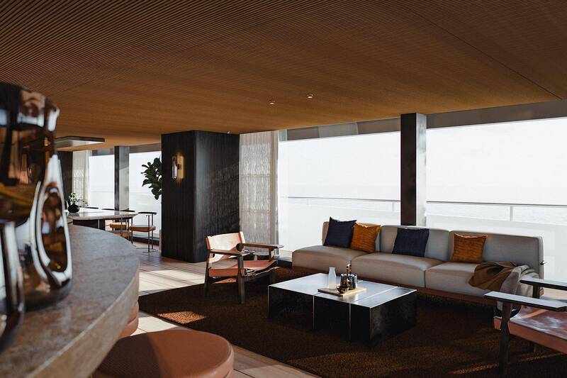 Upper deck salon