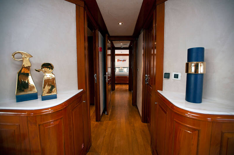 Master cabin on upper deck
