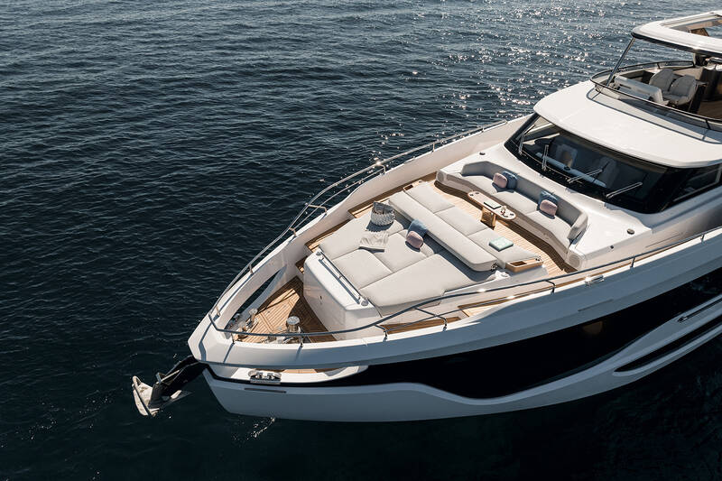 Lounge area on bow