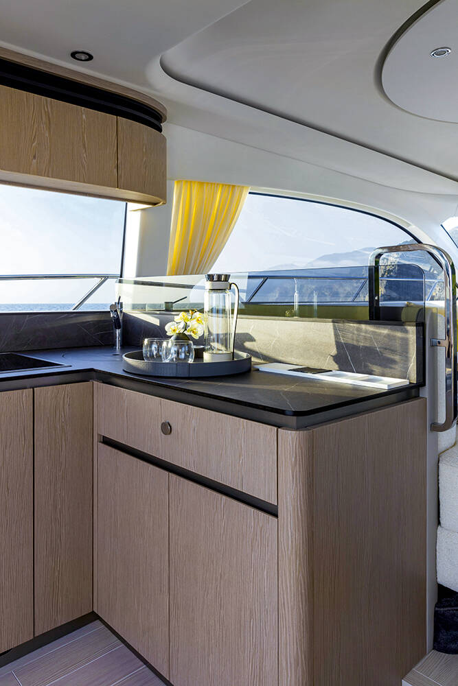 Galley on aft of the main deck on port side