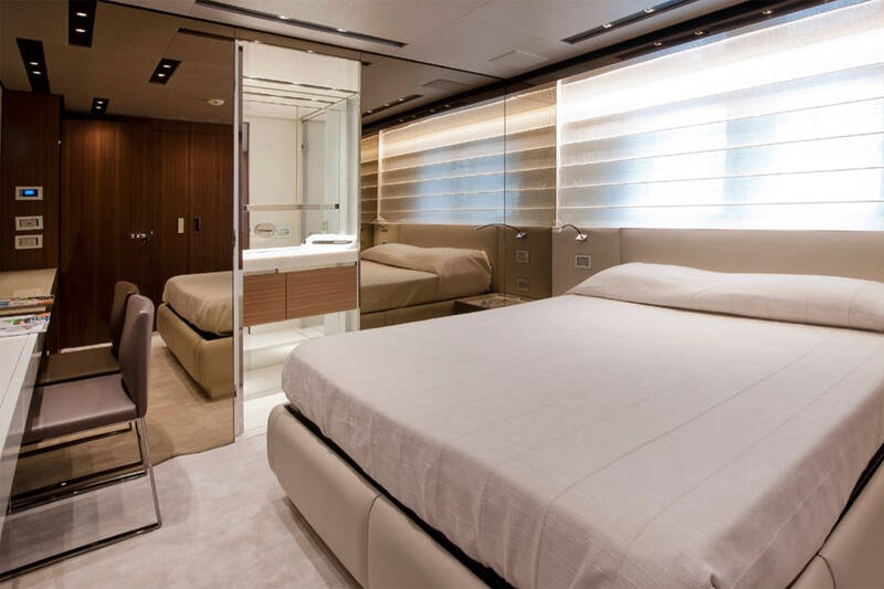 VIP cabin on port side