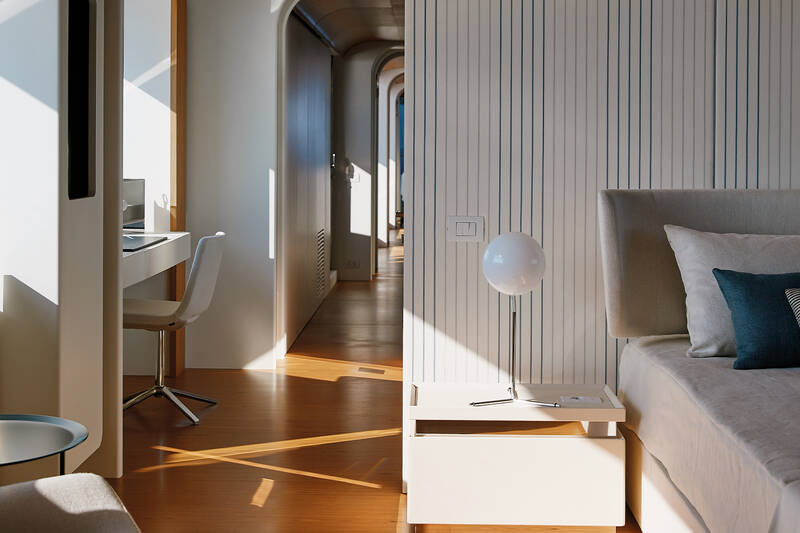Owner's cabin on main deck