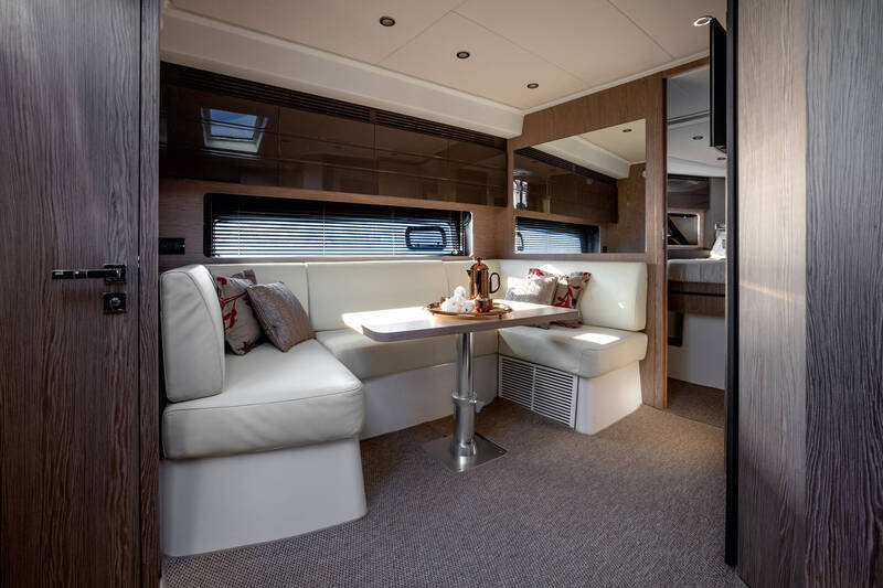 Dinette on the lower deck