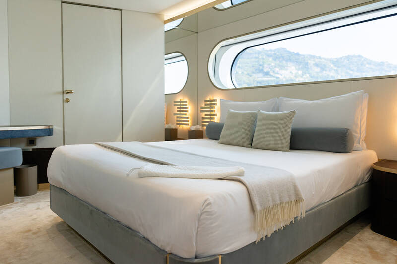 VIP cabin on port side