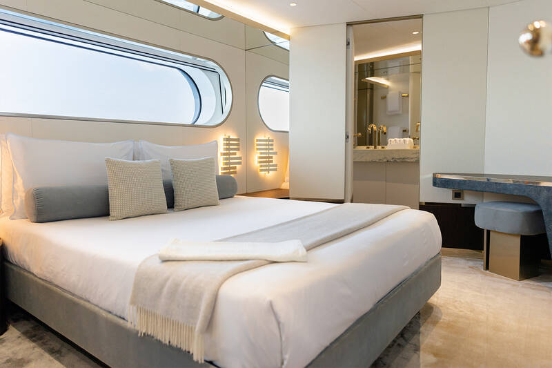 VIP cabin on stbd side