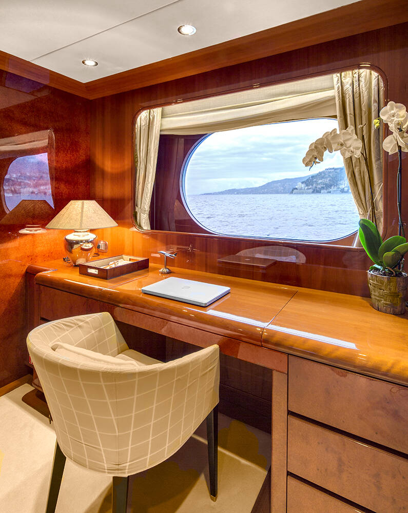 Cabinet in master cabin