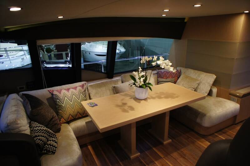 The salon on the main deck