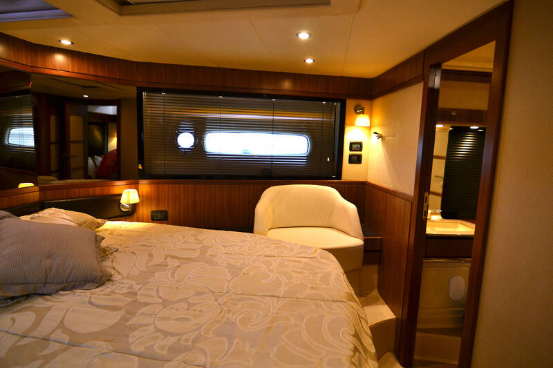 The VIP cabin is in the nose