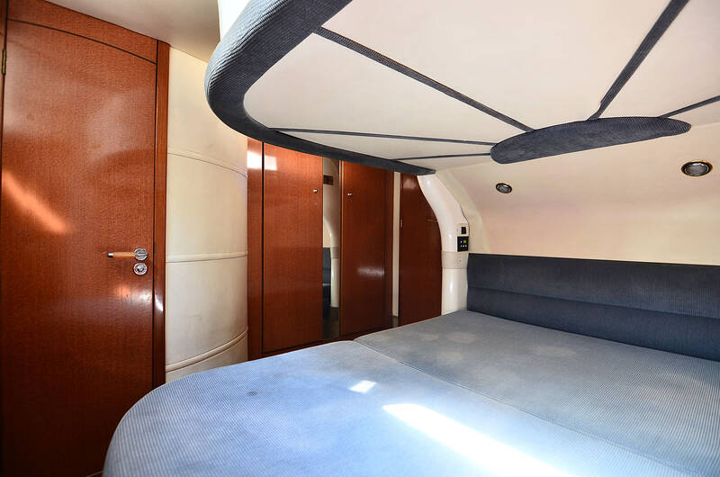 Master cabin is amidships