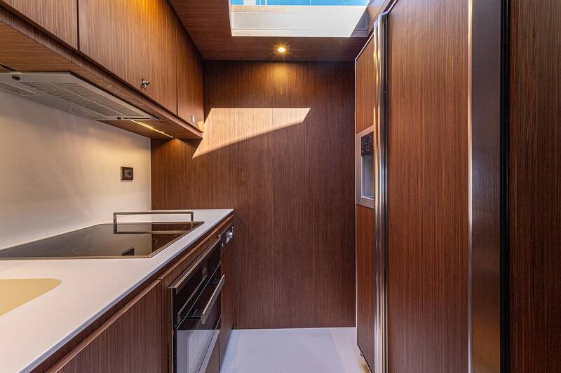 Galley on lower deck