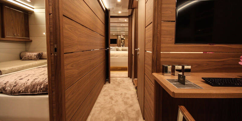 Lower deck corridor