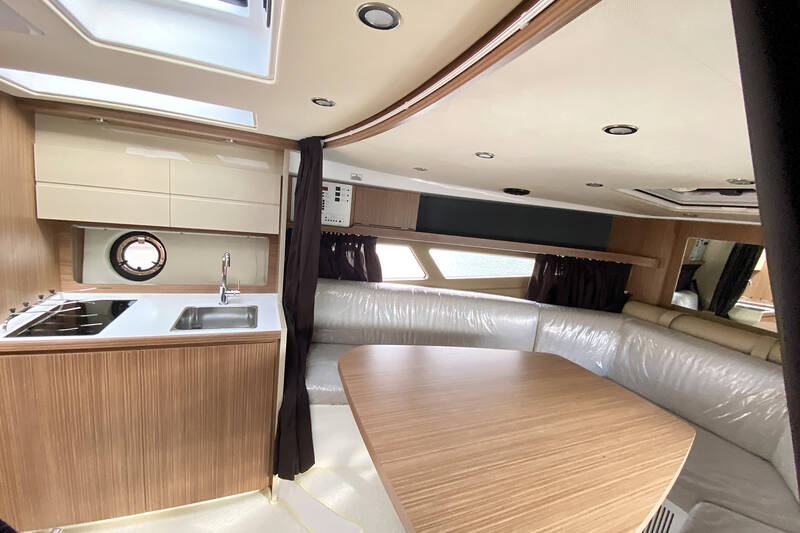 Dining area and galley