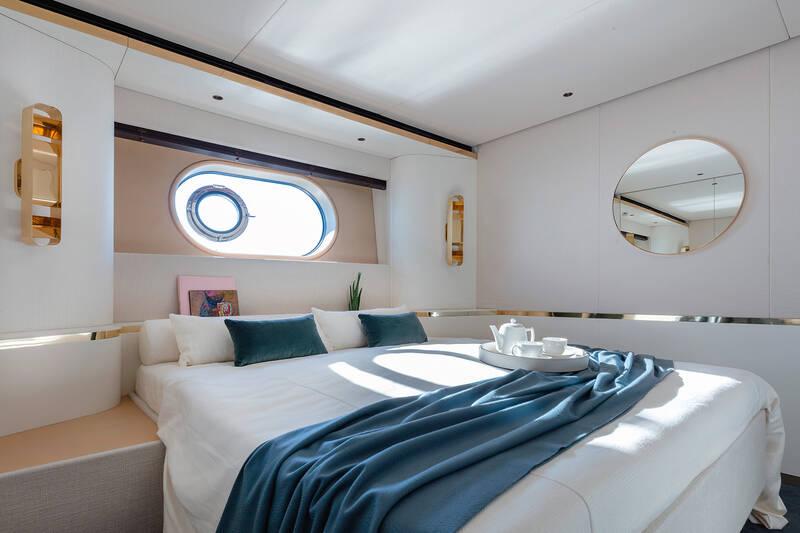 VIP cabin on port side