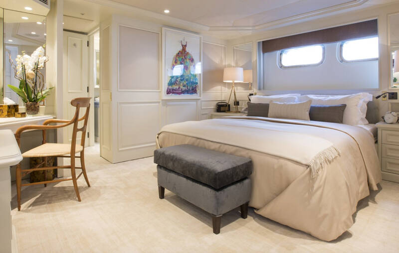 Guest cabin on the lower deck
