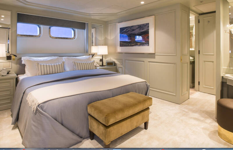 Guest cabin on the lower deck