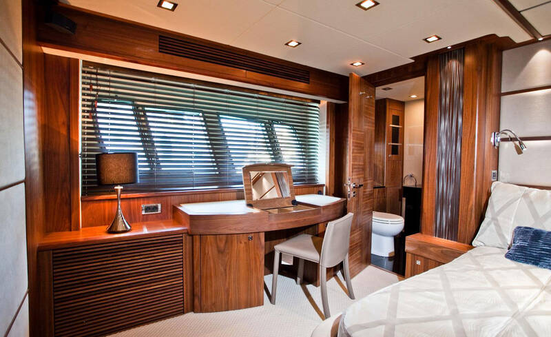 The owner's cabin