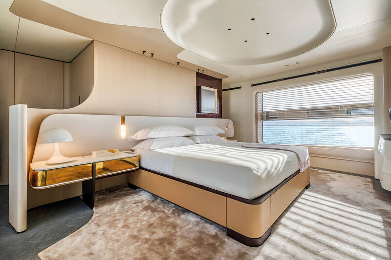 Owner's cabin on the main deck