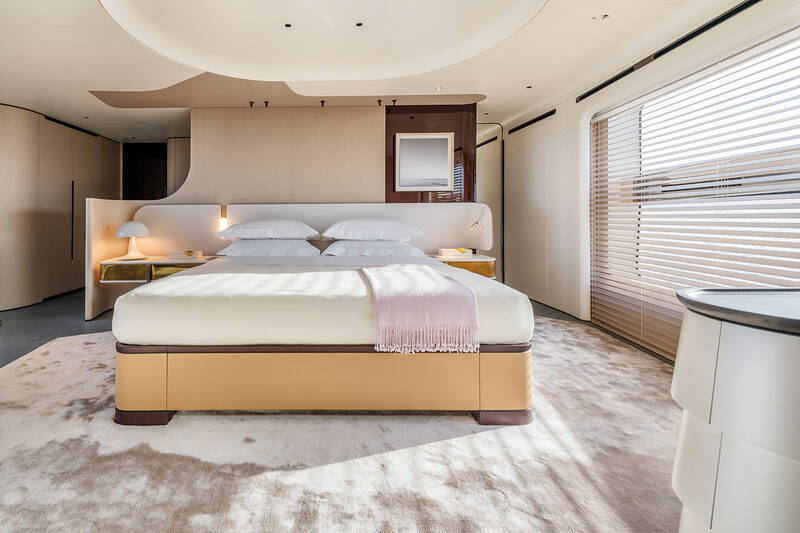 Owner's cabin on the main deck